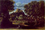 Nicolas Poussin Landscape with the Ashes of Phocion oil on canvas